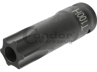 M6801-05 - Nasadka 1/2" udarowa Torx T100 x 78 mm z otworem